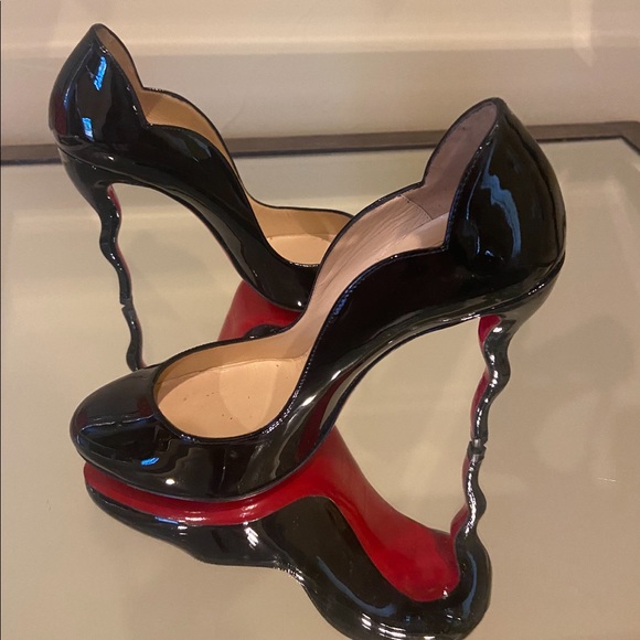 Christian Louboutin Shoes - Black patent Loubitons!